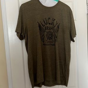 Lucky Brand green T shirt